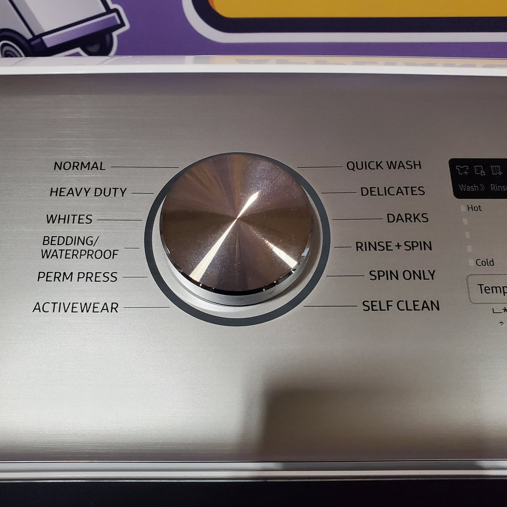 Pictures of Samsung Top Load 5.0 Cu. Ft. Washer with Super Speed in White 1CR04026 - WA50R5400AW - Certified Refurbished - Neu Appliance Outlet - Discount Appliance Outlet in Austin, Tx