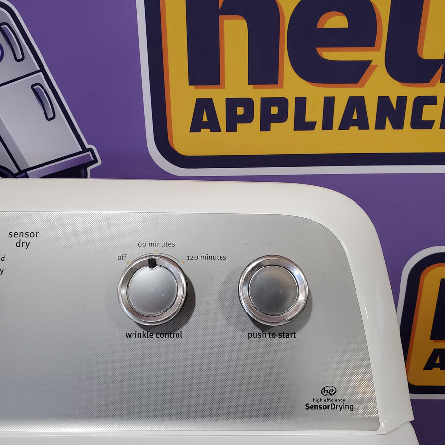 Maytag Extra Large Vented Electric Dryer in White MEDX655DW - Certified Refurbished