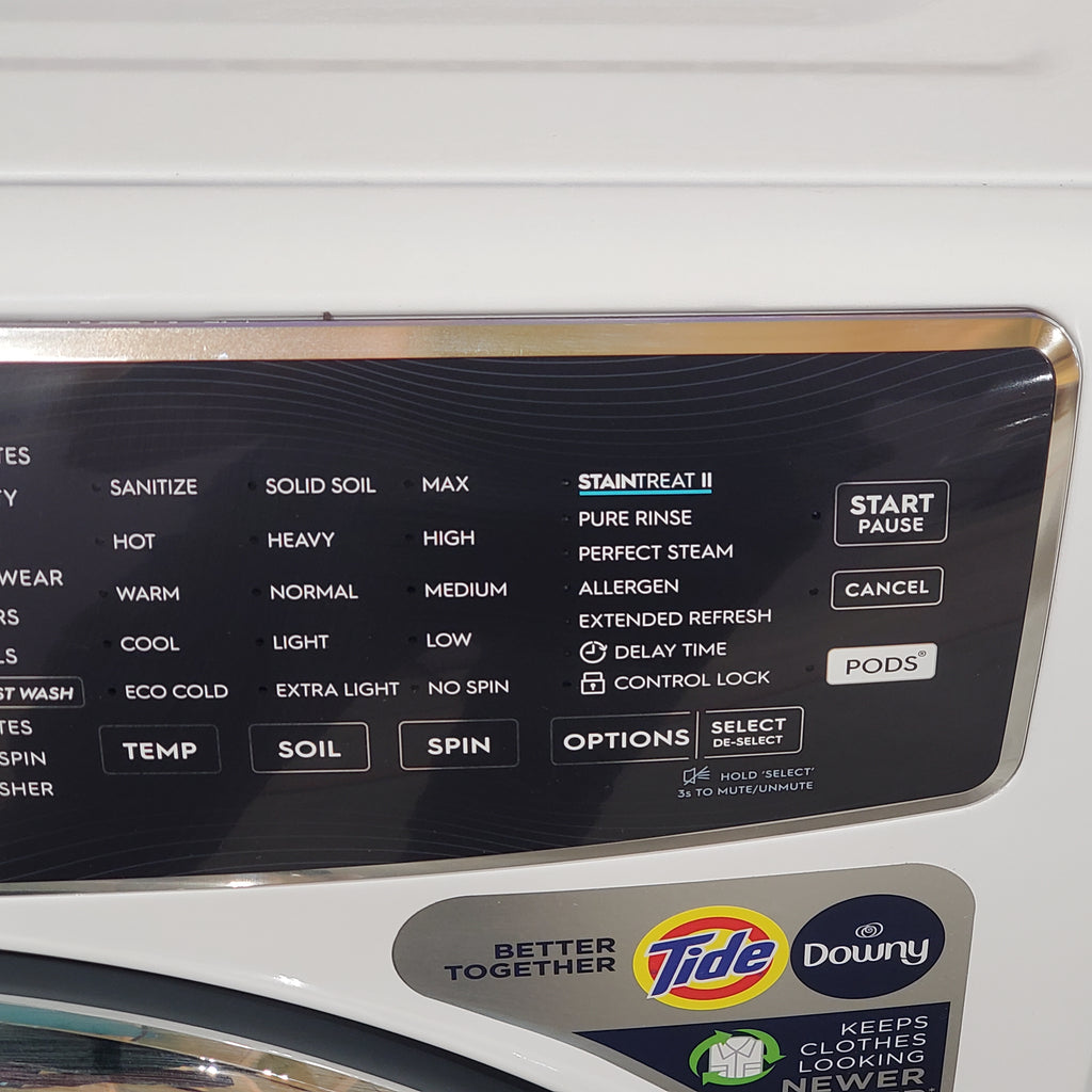 Pictures of Electrolux 4.5 cu. ft. Stackable Front Load Washer in White with LuxCare Plus Wash System, Pure Rinse and 15-minute Fast Wash ELFW7537AW - Open Box and 8-cu ft Stackable Steam Cycle Electric Dryer in White ELFE7637AW - Open Box - Neu Appliance Outlet - Discount Appliance Outlet in Austin, Tx