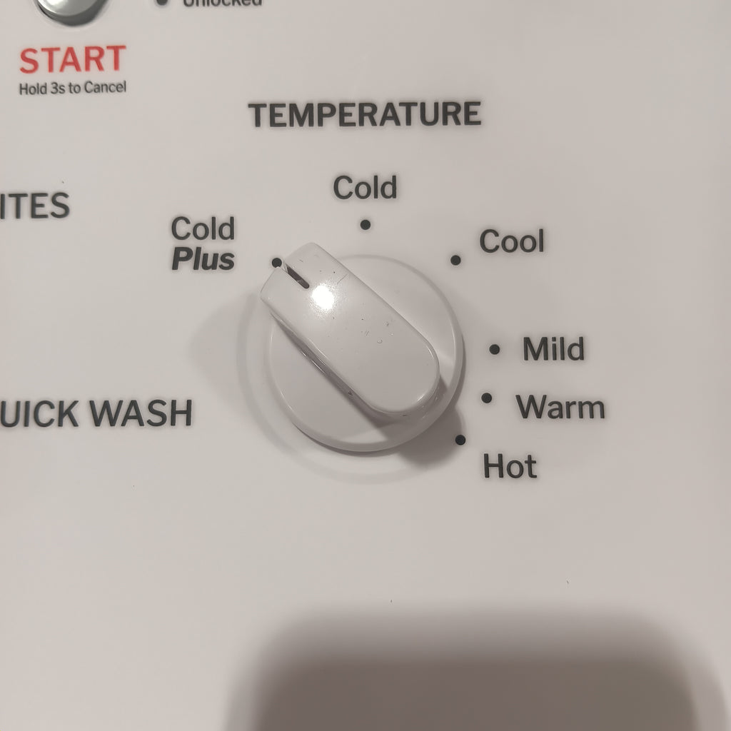 Hotpoint® 4.0 cu. ft. Capacity Washer with Cold Plus and Water Level Control HTW265ASWWW - Scratch & Dent (Major) and Hotpoint 6.2 cu. ft. Capacity Electric Dryer with Up To 120 ft. Venting and Shallow Depth 16184 - HTX26EASWWW - Scratch & Dent (Minor)