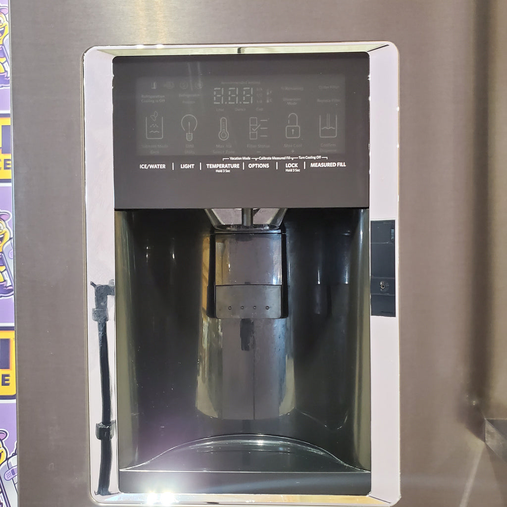 Pictures of KitchenAid Standard-Depth 25.8-cu ft 5-Door with Ice Maker in Black Stainless Steel with PRINTSHIELD Finish 31134SD225 - KRMF706EBS - Scratch & Dent (Minor) - Neu Appliance Outlet - Discount Appliance Outlet in Austin, Tx