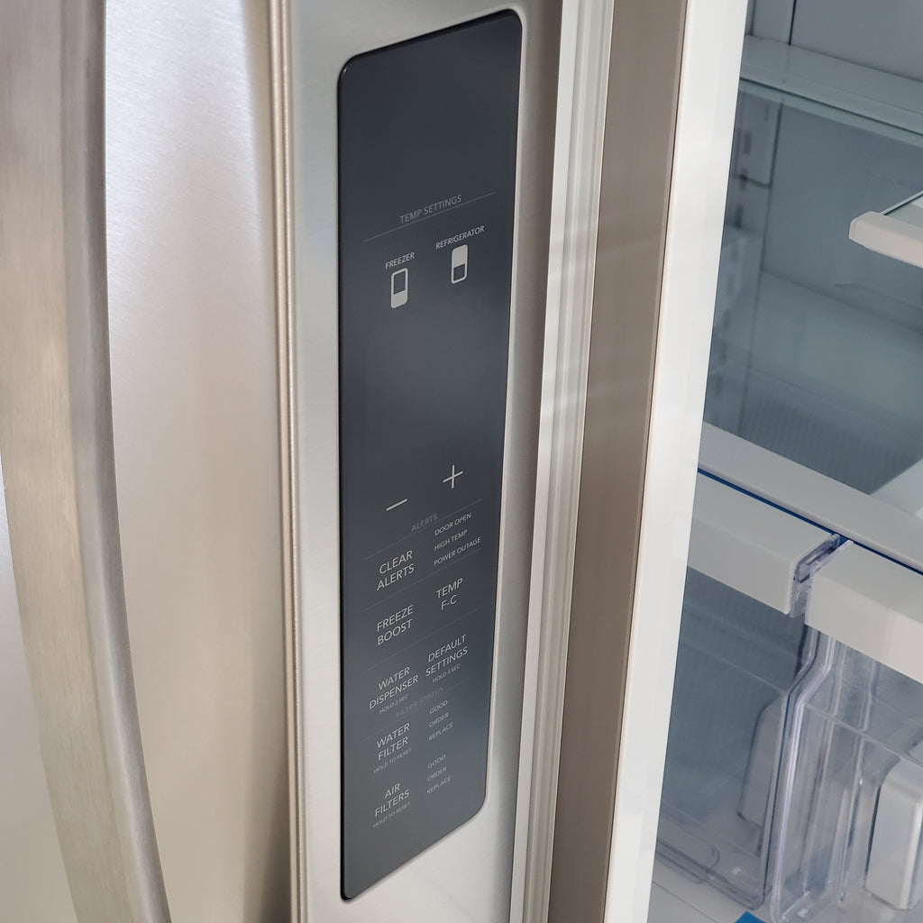 Frigidaire 29 Cu. Ft. Standard-Depth French Door Refrigerator in Stainless Steel 3SD420 - FRFN2813AF - Scratch & Dent (Minor)