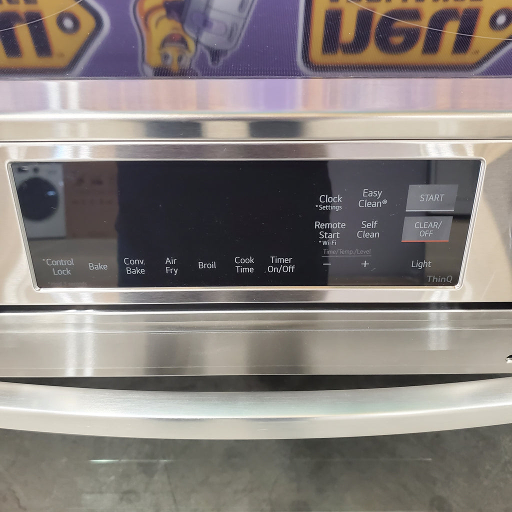Pictures of Lg Stainless Steel 6.3 cu. ft. Smart Induction Slide-in Range with ProBake Convection® and Air Fry LSIL6334FE - Open Box - Neu Appliance Outlet - Discount Appliance Outlet in Austin, Tx