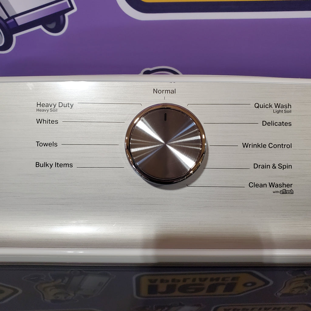 Pictures of Maytag Top Load 4.8 cu ft Washer with Deep Fill and Slow-Close Glass Lid MVW6200KW - Scratch & Dent (Minor) and Maytag 7.0 cu. ft Top Load Gas Dryer with Moisture Sensing 16226 - MGD6200KW - Scratch and Dent (Minor) - Neu Appliance Outlet - Discount Appliance Outlet in Austin, Tx