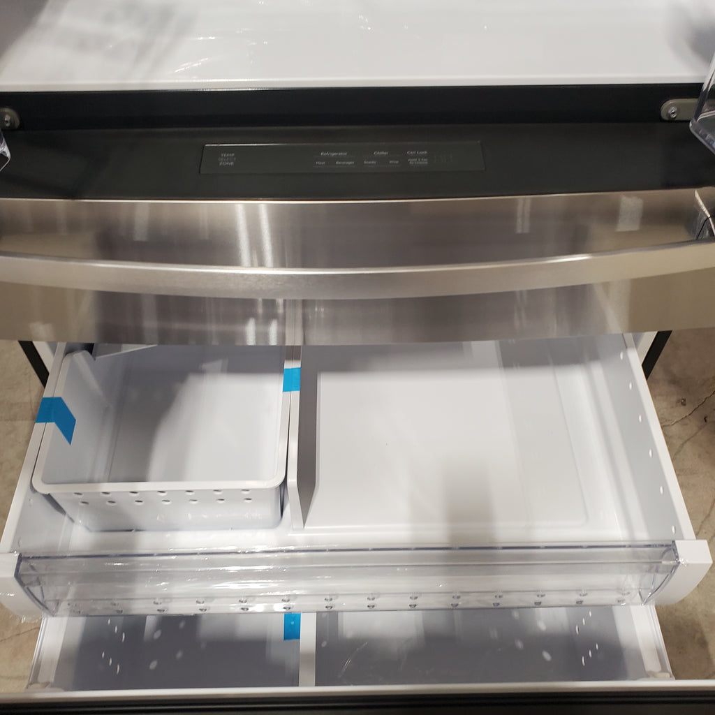 GE Profile™ ENERGY STAR® 29 Cu. Ft. Smart Fingerprint Resistant 4-Door French-Door Refrigerator with Door In Door GE9853 - PGD29BYTFS - New in Box