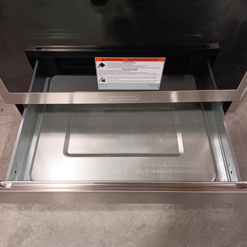 Pictures of Frigidaire Gallery 6 cu. ft. 5 Burner Slide-In Gas Range with Total Convection and Air Fry in Smudge Proof Stainless Steel 4SD481 - GCFG3060BF - Scratch & Dent (Minor) - Neu Appliance Outlet - Discount Appliance Outlet in Austin, Tx