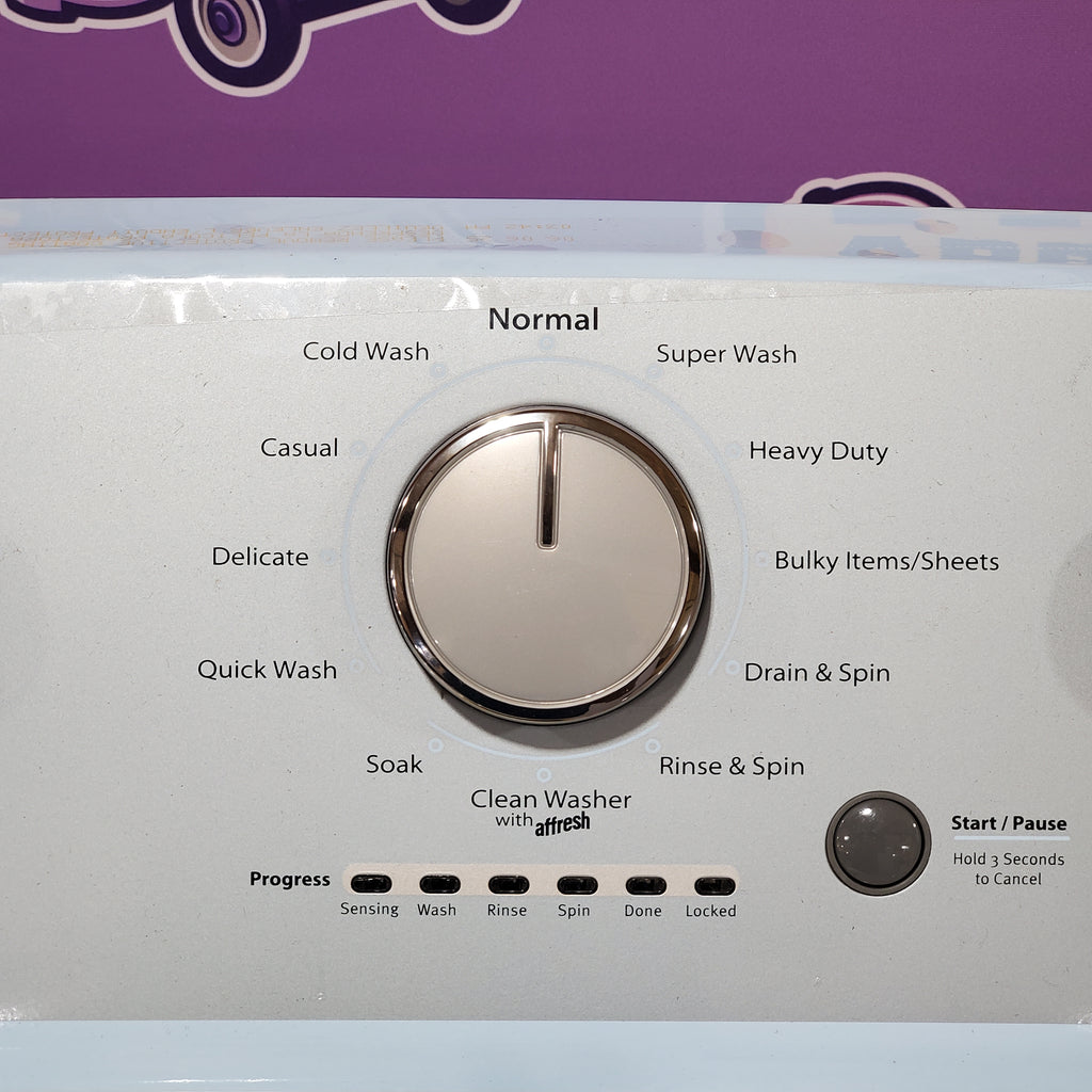 Whirlpool Top Load 3.5 Cu. Ft. Washer with Deep Water Wash Option WTW4816FW - Open Box and Whirlpool Vented 7.0 Cu. Ft. Electric Dryer 16048 - WED4815EW - Scratch & Dent (Minor)