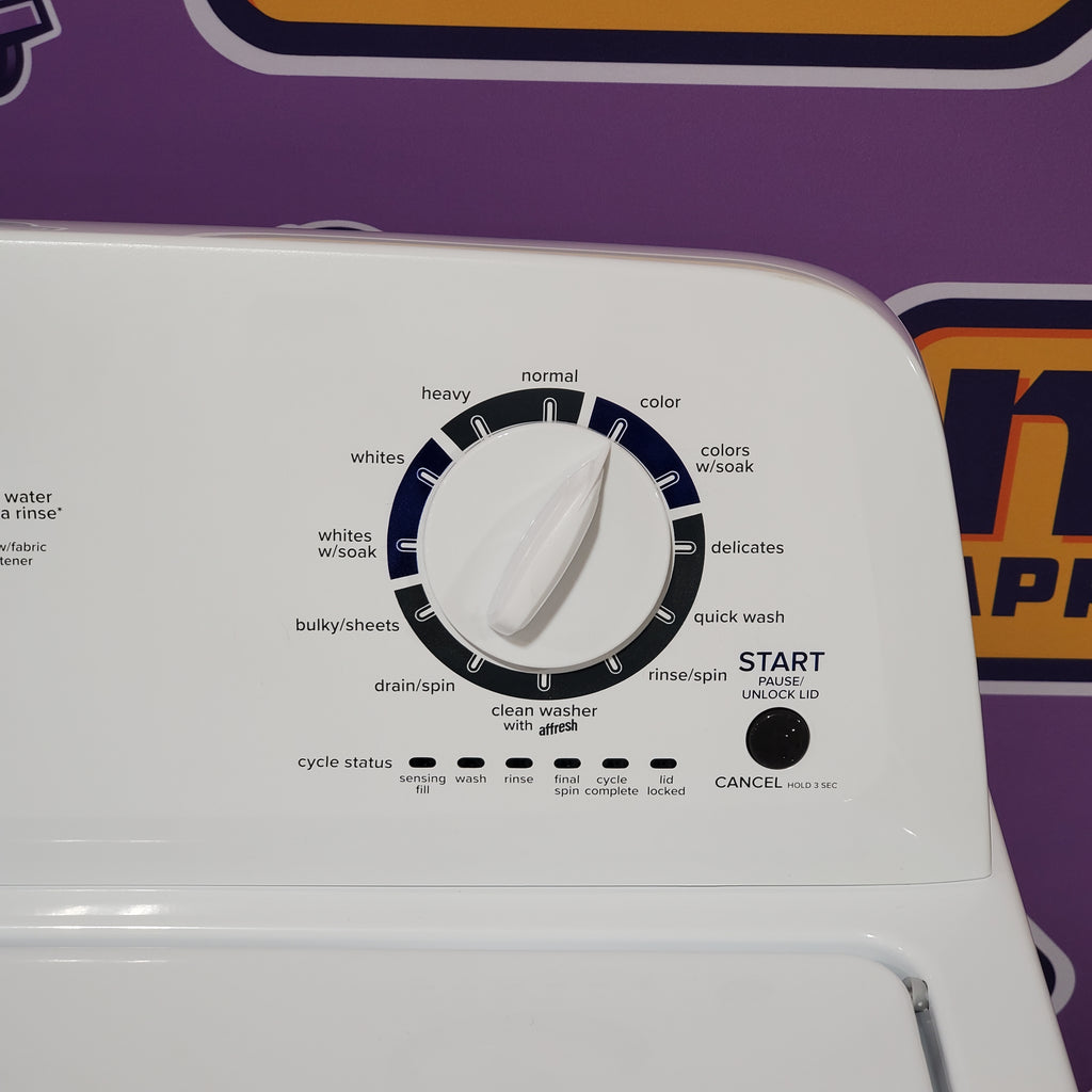 Pictures of Amana Top Load 3.8 Cu. Ft. Washer with High Efficiency Agitator in White 3SD774 - NTW4519JW - Open Box - Neu Appliance Outlet - Discount Appliance Outlet in Austin, Tx
