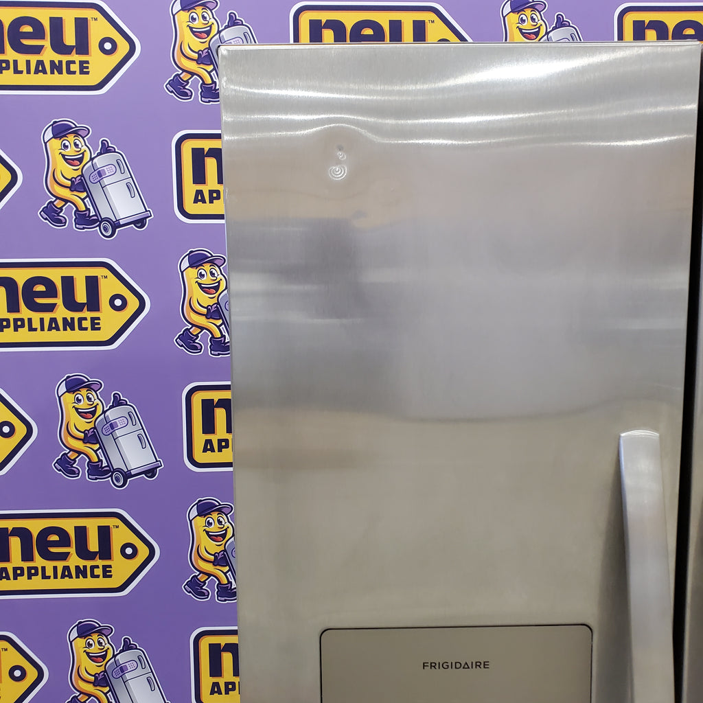 Frigidaire 25.6 cu. ft. ENERGY STAR Side by Side Refrigerator with Exterior Water and Ice Dispenser in Stainless Steel 25138SD756 - FRSS2623AS - Scratch & Dent (Minor)