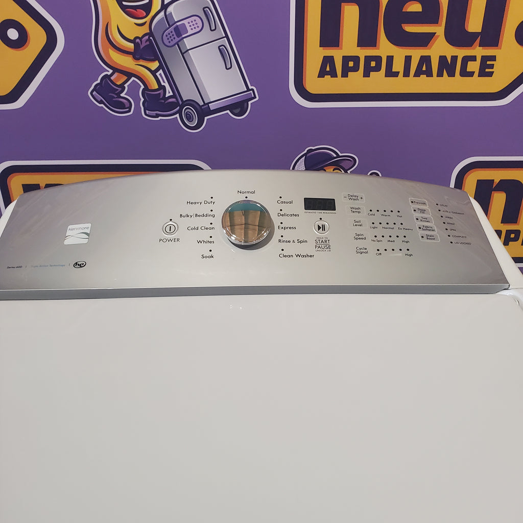 Pictures of Kenmore Top Load 4.8 Cu. Ft. Washer with Detergent and Softener Dispenser 110.26132411 - Certified Refurbished - Neu Appliance Outlet - Discount Appliance Outlet in Austin, Tx