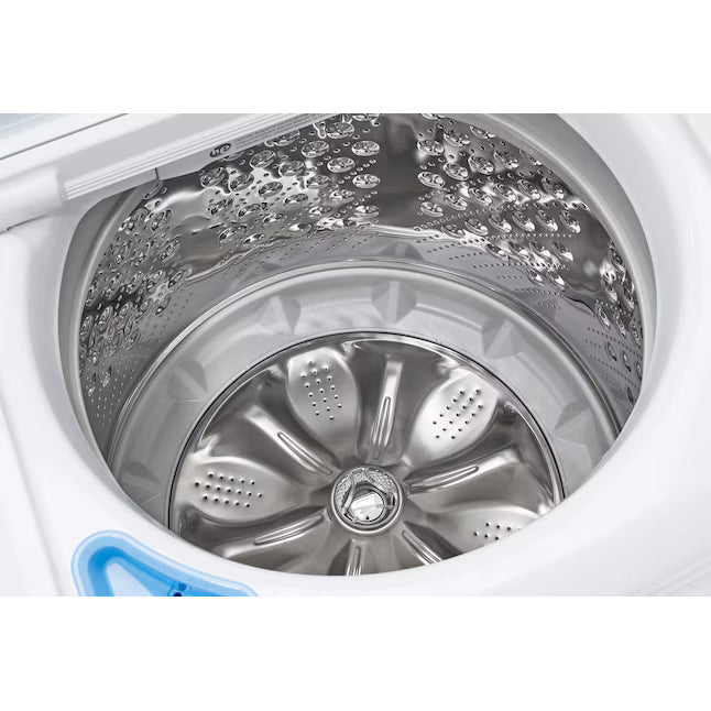 LG White Top Load 5.0 Cu. Ft. Mega Capacity Washer with TurboDrum Technology 3511217 - WT7150CW - Certified Refurbished