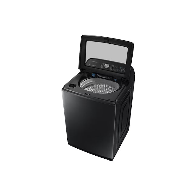 Samsung 5.0 cu. ft. Energy Star Top Load Washer with Active Water Jet in Black Stainless Steel WA50R5400AV - Certified Refurbished