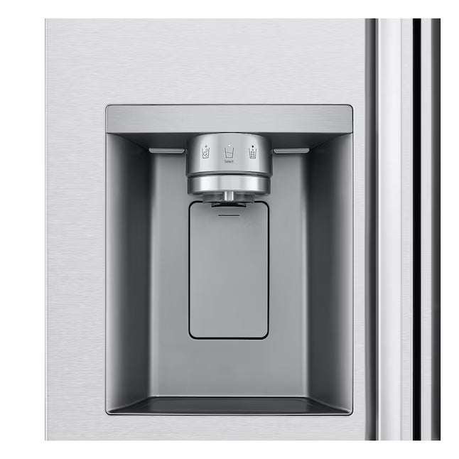 LG 27 cu. ft. Smart Side-by-Side Refrigerator with Smooth Touch Ice & Water Dispenser LL27T3530S - Scratch & Dent (Minor)