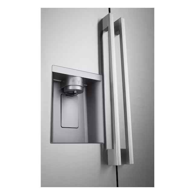 LG 27 cu. ft. Smart Side-by-Side Refrigerator with Smooth Touch Ice & Water Dispenser LL27T3530S - Scratch & Dent (Minor)