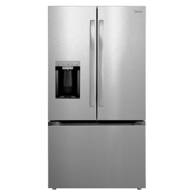 Midea Energy Star 29 cu. ft. OneTouch AutoFill™ French Door Refrigerator in Stainless Steel 22231SD302 - MRF29D9BST - Scratch & Dent (Moderate)