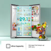 Pictures of Hisense 29.1 cu. ft. Standard Depth Side by Side Refrigerator Stainless Steel - HRS290P5FSE - Open Box - Neu Appliance Outlet - Discount Appliance Outlet in Austin, Tx