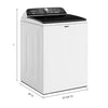 Pictures of Whirlpool 5.2 - 5.3 cu ft Capacity ENERGY STAR Top Load Washer with 2 in 1 Removable Agitator 3SD731 - WTW6157PW - Open Box - Neu Appliance Outlet - Discount Appliance Outlet in Austin, Tx