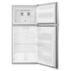 Pictures of Whirlpool 30" Wide 18.2 cu. ft. Top Freezer Refrigerator in Monochromatic Stainless Steel 3SD667 - WRT318FZDM - Open Box - Neu Appliance Outlet - Discount Appliance Outlet in Austin, Tx