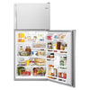 Pictures of Whirlpool 30" Wide 18.2 cu. ft. Top Freezer Refrigerator in Monochromatic Stainless Steel 3SD667 - WRT318FZDM - Open Box - Neu Appliance Outlet - Discount Appliance Outlet in Austin, Tx