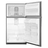 Pictures of Whirlpool 33" Wide 20.5 cu. ft. Top Freezer Refrigerator with Flexi-Slide Bin in Fingerprint-Resistant Stainless Steel 3SD672 - WRT311FZDZ - Scratch & Dent (Moderate) - Neu Appliance Outlet - Discount Appliance Outlet in Austin, Tx