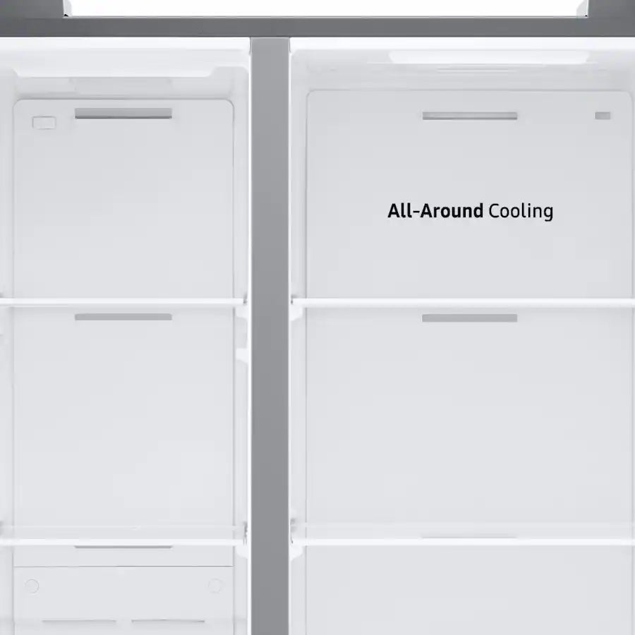 Samsung 36 in. 22 cu. ft. Counter Depth Smart Side by Side Refrigerator in Fingerprint-Resistant Stainless Steel RS22T5201SR - Scratch & Dent (Minor)
