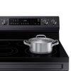 Pictures of Samsung 6.3 cu. ft. Smart Freestanding Electric Range with No-Preheat Air Fry & Convection in Stainless Steel 25SD116 - NE63A6511SS - Scratch & Dent - Moderate - Neu Appliance Outlet - Discount Appliance Outlet in Austin, Tx