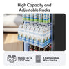 Pictures of Euhomy 21.3 in. Single Zone 220-Cans Freestanding/Built-in Beverage Refrigerator Cooler in Black with LED Light, See-Thru Door 251312SD1026 - CDR002-6 - Scratch & Dent (Minor) - Neu Appliance Outlet - Discount Appliance Outlet in Austin, Tx