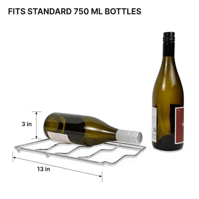 Koolatron 10-in W 18-Bottles Black Dual Zone Cooling Freestanding Indoor Wine Cooler 22142775 - WC18MG - Scratch & Dent (Minor)