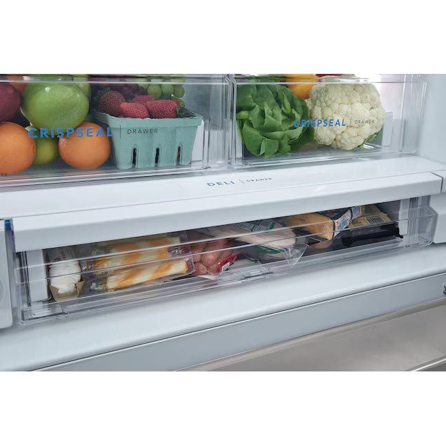 Frigidaire 28 Cu. Ft. French Door Refrigerator in Fingerprint Resistant Stainless Steel 22134SD234 - FRFS282LAF - Scratch & Dent (Moderate)