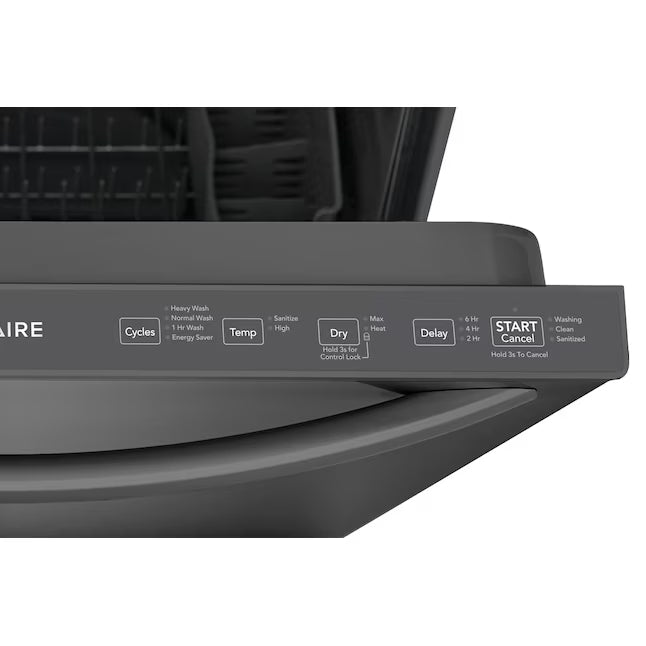 Frigidaire 24 in. Stainless Steel ENERGY STAR Frigidaire Top Control Built In Dishwasher with Three Spray Arms FDPH4316AD - Scratch & Dent (Moderate)