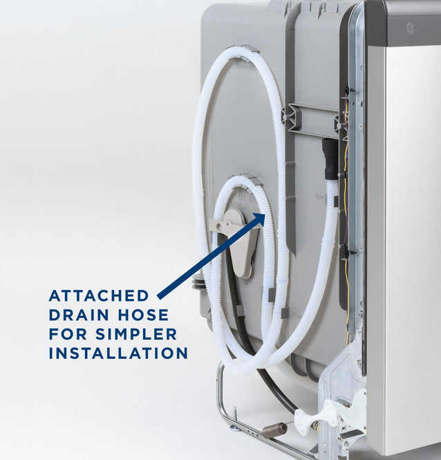 GE Stainless Steel Built-In 24 Inch Tall Tub Dishwasher with Front Controls and Steam Sanitize GDF535PSRSS - New in Box