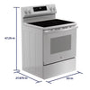 Pictures of GE® ENERGY STAR® 30" Free-Standing Electric Convection Range with No Preheat Air Fry and EasyWash™ Oven Tray GRF600AVWW - New in Box - Neu Appliance Outlet - Discount Appliance Outlet in Austin, Tx