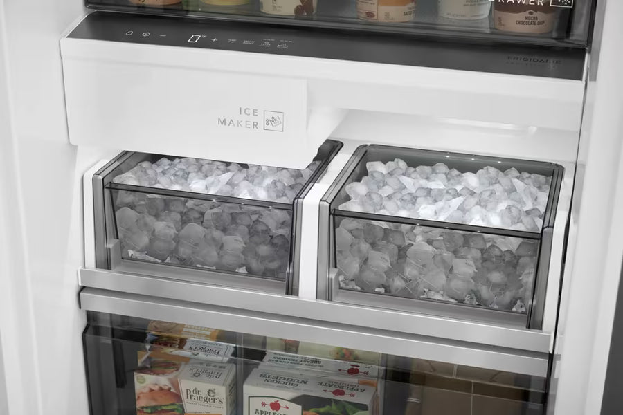 Frigidaire Professional 19 Cu. Ft. Single-Door Refrigerator in Stainless Steel FPRU19F8WF - Scratch & Dent (Minor) and Frigidaire Professional 19 Cu. Ft. Single-Door Freezer FPFU19F8WF - Scratch & Dent (Moderate)