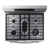 Pictures of Samsung 5-Burner Freestanding Smart Gas Range in Stainless Steel with No Preheat AirFry and Wi-Fi Enabled Convection 31131SD2 - NX60A6711SS - Scratch & Dent (Minor) - Neu Appliance Outlet - Discount Appliance Outlet in Austin, Tx