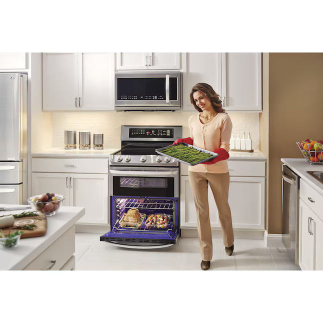 7.3 cu. ft. Electric Double Oven Range with ProBake Convection® and EasyClean® 17SD091 - LDE4413ST - Open Box
