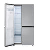 LG 23 cu. ft. Side-by-Side Counter-Depth Refrigerator with Smooth Touch Dispenser 21SD011 - LRSXC2306S - Open Box