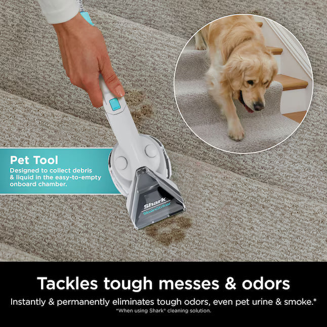 Shark CarpetXpert with Stainstriker Made for Pet Hair Carpet Cleaner with Rotating Brush 25SA229 - EX201 - Open Box
