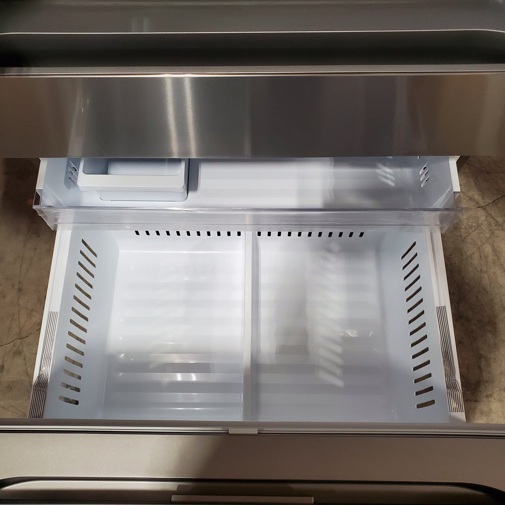 LG 29 cu. ft. Smart Standard-Depth MAX™ 4-Door French Door Refrigerator with Full-Convert Drawer™ in Print Proof Stainless Steel 3SD931 - LF29H8330S - Open Box