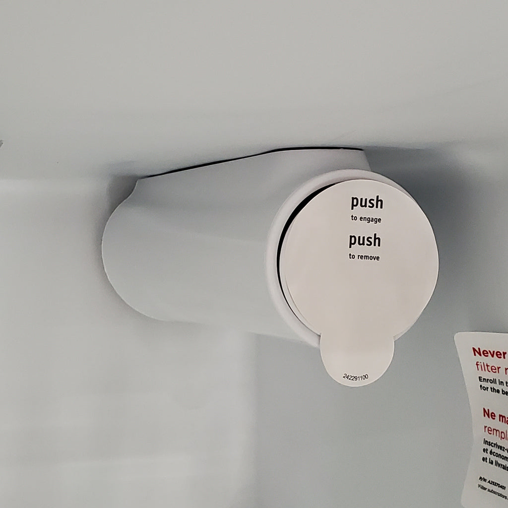 Frigidaire 25.6 cu. ft. ENERGY STAR Side by Side Refrigerator with Exterior Water and Ice Dispenser in Stainless Steel 20SD092 - FRSS2623AS - Scratch & Dent (Minor)