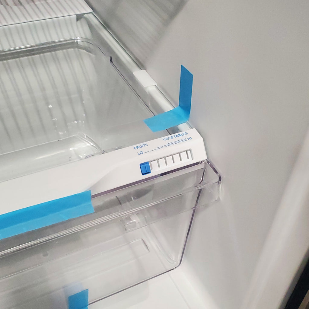 Frigidaire Garage Ready Top Freezer 18 Cu. Ft. Refrigerator with EvenTemp Cooling System 5SD268 - FFTR1814WB - Scratch & Dent (Minor)