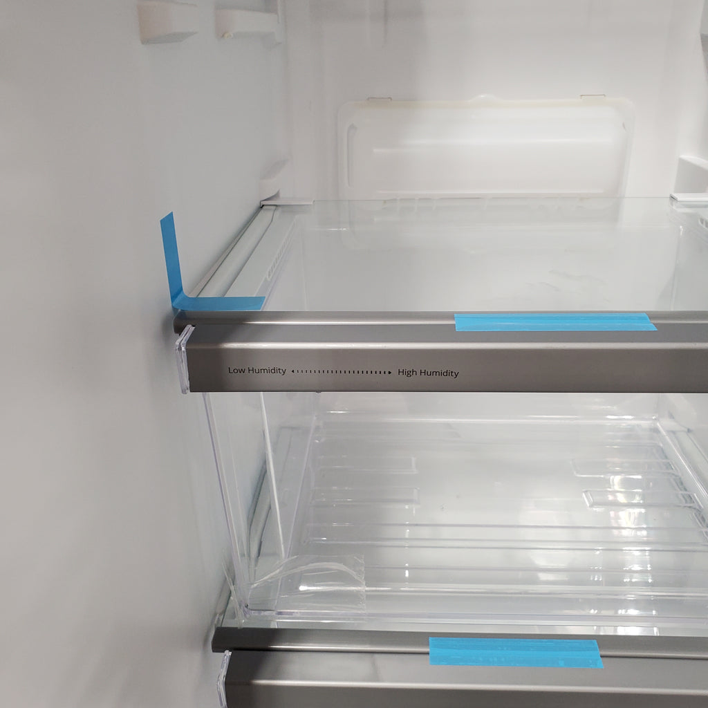 Whirlpool 24 cu ft Capacity Side By Side Refrigerator with Ice and Water Dispenser in Fingerprint Resistant Stainless Steel 24SD46 - WRS315SDHZ - Scratch & Dent (Minor)