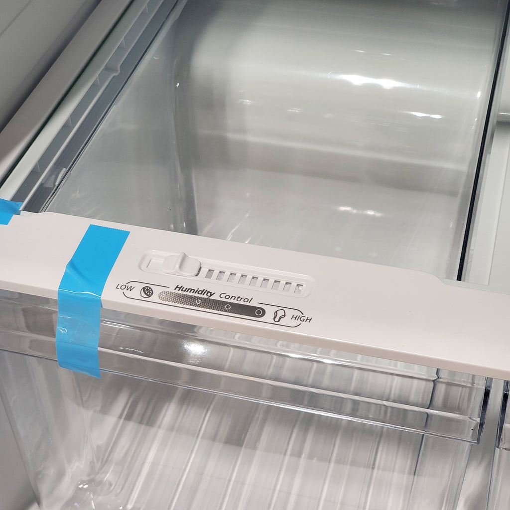 Pictures of Vissani 18 cu. ft. Top Freezer Refrigerator in Stainless Steel, Garage Ready 25SD117 - MDTF18SSR - Scratch & Dent (Moderate) - Neu Appliance Outlet - Discount Appliance Outlet in Austin, Tx