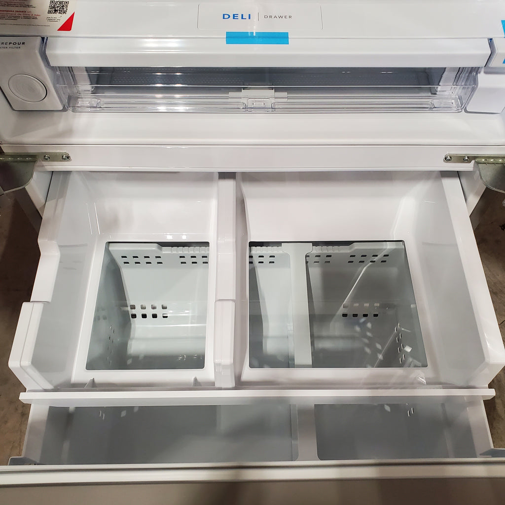 Frigidaire 27.8 cu. ft. 3 Door French Door Refrigerator with Exterior Water and Ice Dispenser 3SD436 - FRFS2823AS - Scratch & Dent (Minor)