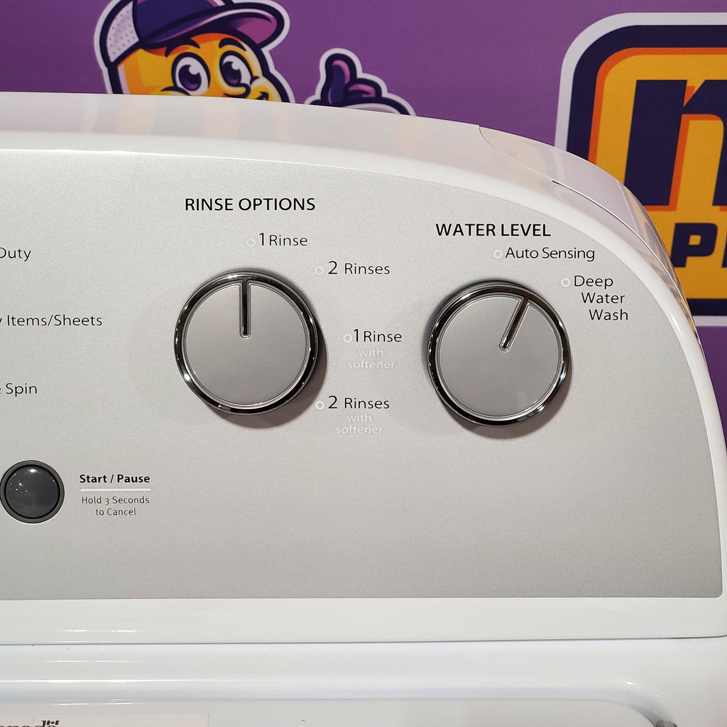 Whirlpool 3.5 cu. ft. High Efficiency Top Load Washing Machine with Deep Water Wash 24SD29 - WTW4816FW - Scratch & Dent (Minor)