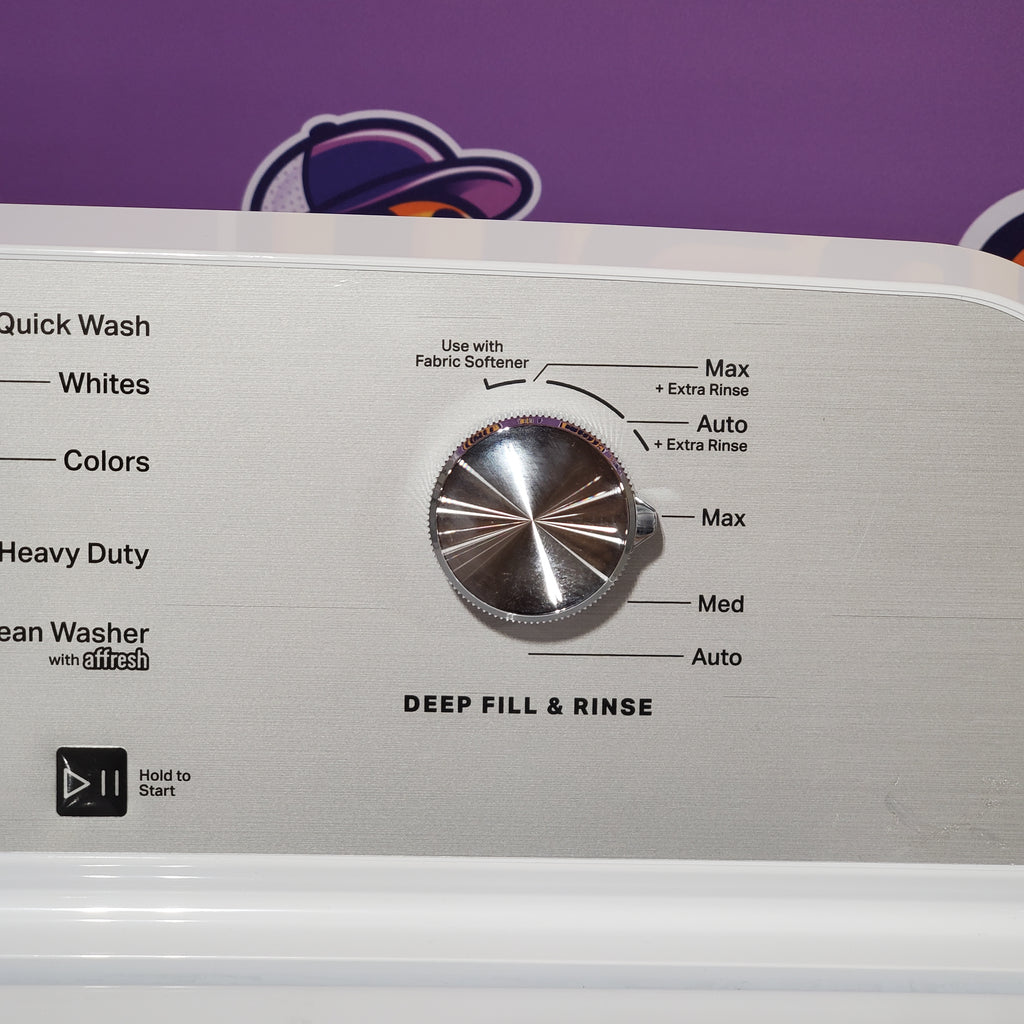 Pictures of Maytag 4.5 cu. ft. Capacity Top Load Washer with Power™ Agitator and Deep Fill MVW4505MW - Open Box and Maytag 7.0 cu. ft. Capacity Top Load Electric Wrinkle Prevent Dryer 16092 - MED4500MW - Open Box - Neu Appliance Outlet - Discount Appliance Outlet in Austin, Tx