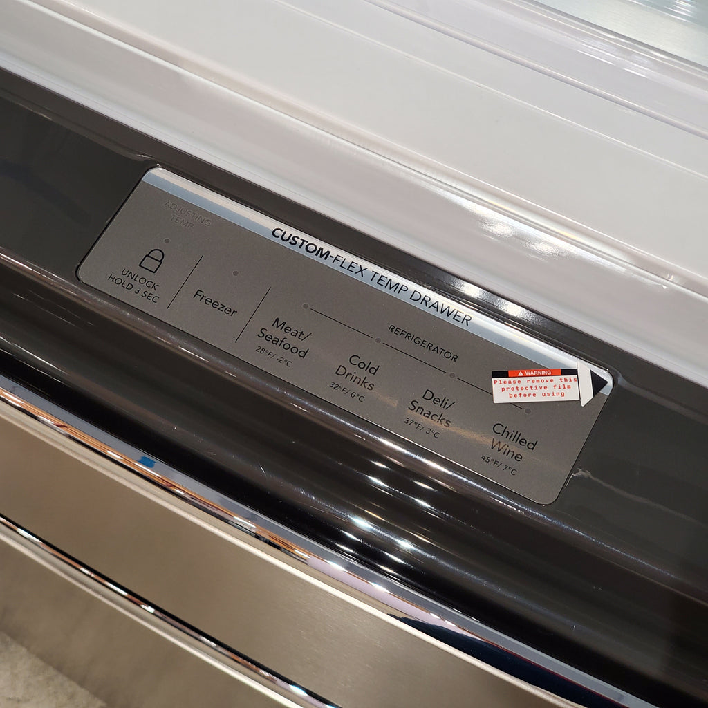 Pictures of Frigidaire Gallery 22 Cu. Ft. 4-Door Counter-depth French Door Refrigerator with Ice Maker (Fingerprint Resistant Stainless Steel) ENERGY STAR 22SD017 - GRMC2273CF - Open Box - Neu Appliance Outlet - Discount Appliance Outlet in Austin, Tx