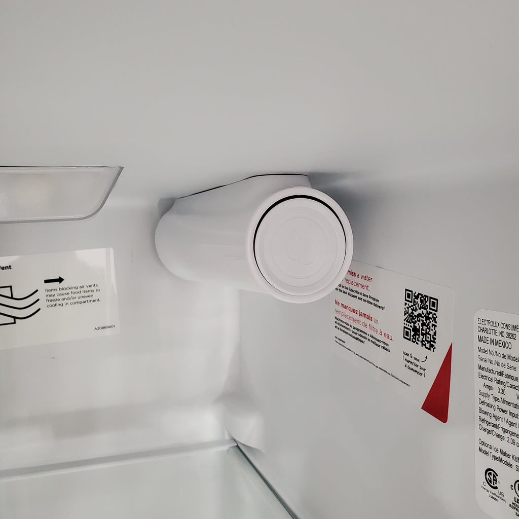 Pictures of Frigidaire 33" Wide 22.3 cu. ft. ENERGY STAR Side by Side Refrigerator Stainless Steel with Exterior Water and Ice Dispenser 22SD024 - FRSS2323AS - Open Box - Neu Appliance Outlet - Discount Appliance Outlet in Austin, Tx