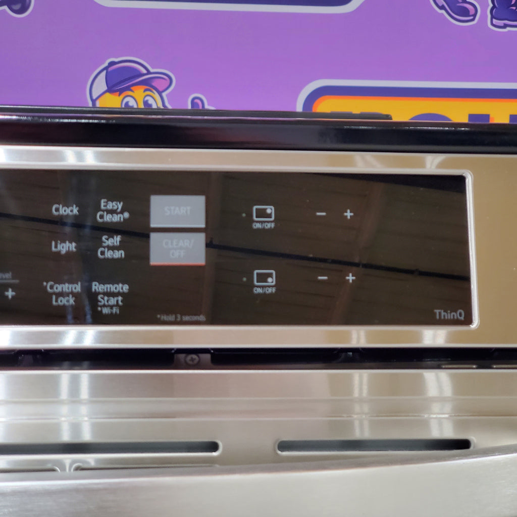 LG 6.3 cu. ft. Smart Induction Slide-in Range with Convection and Air Fry 3SD909 - LSIL6332FE - Open Box