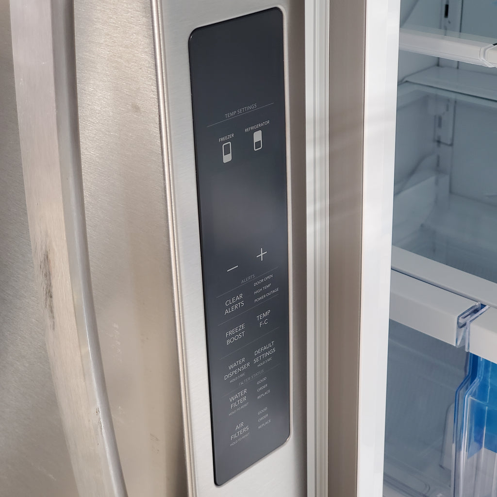 Frigidaire 29 Cu. Ft. Standard-Depth French Door Refrigerator in Stainless Steel 3SD981 - FRFN2813AF - Scratch & Dent (Minor)