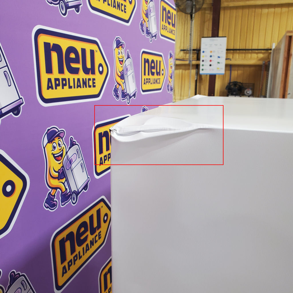 Pictures of Frigidaire 13 Cu. Ft. Garage Ready Upright Freezer with EvenTemp™ Cooling System 3SD839 - FFFU13F2VW - Scratch & Dent (Moderate) - Neu Appliance Outlet - Discount Appliance Outlet in Austin, Tx